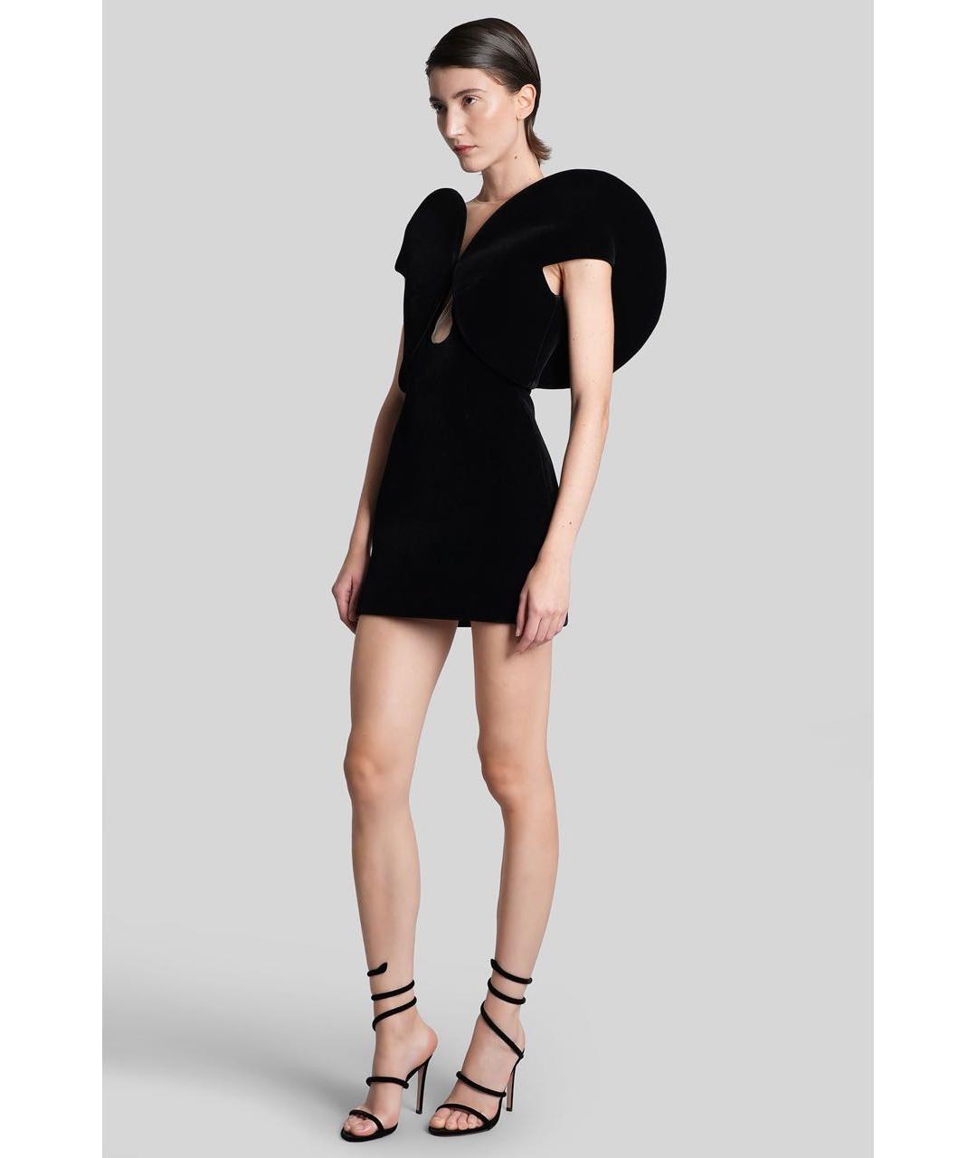 DAVID KOMA Черное коктейльное платье, фото 8