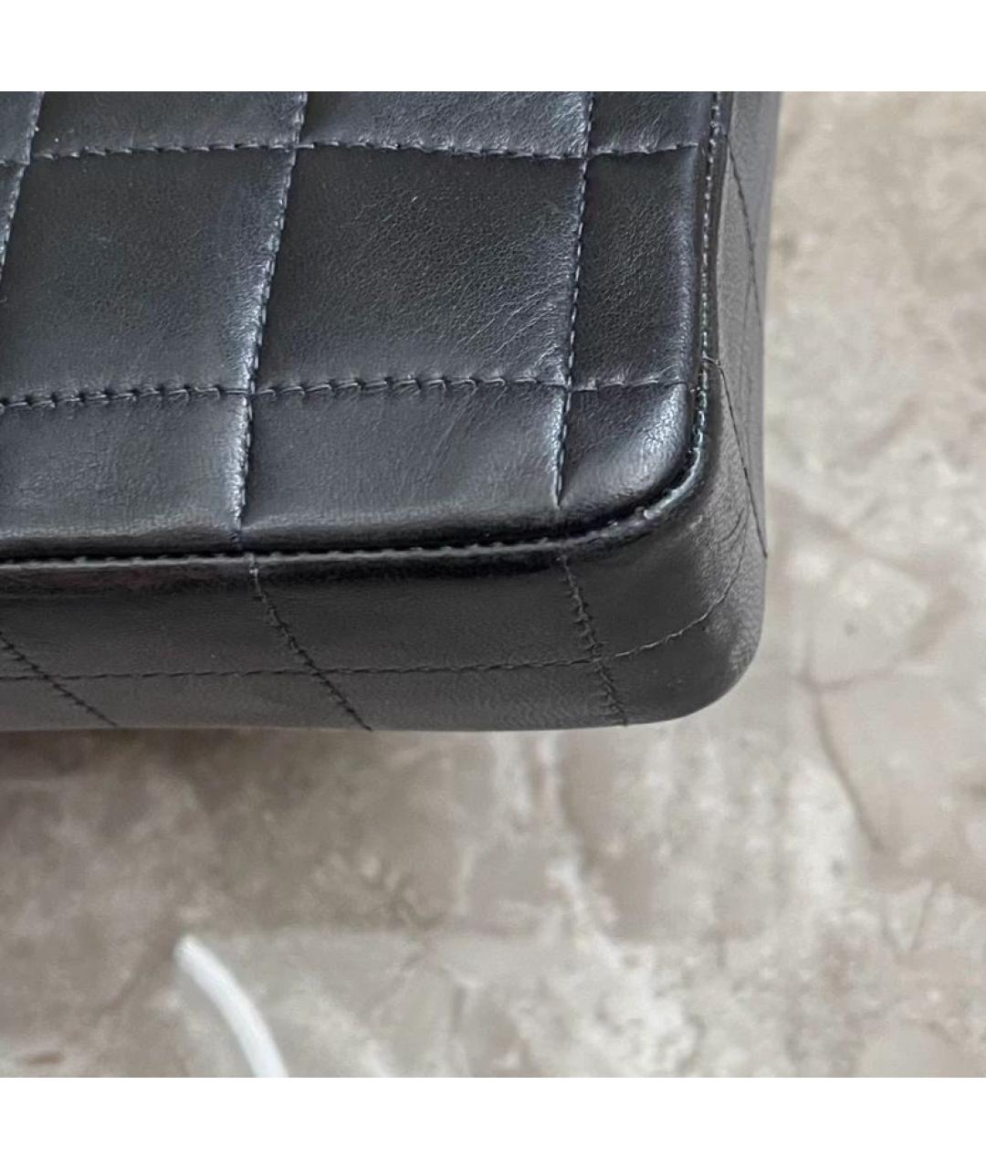 CHANEL Черная кожаная сумка через плечо, фото 4