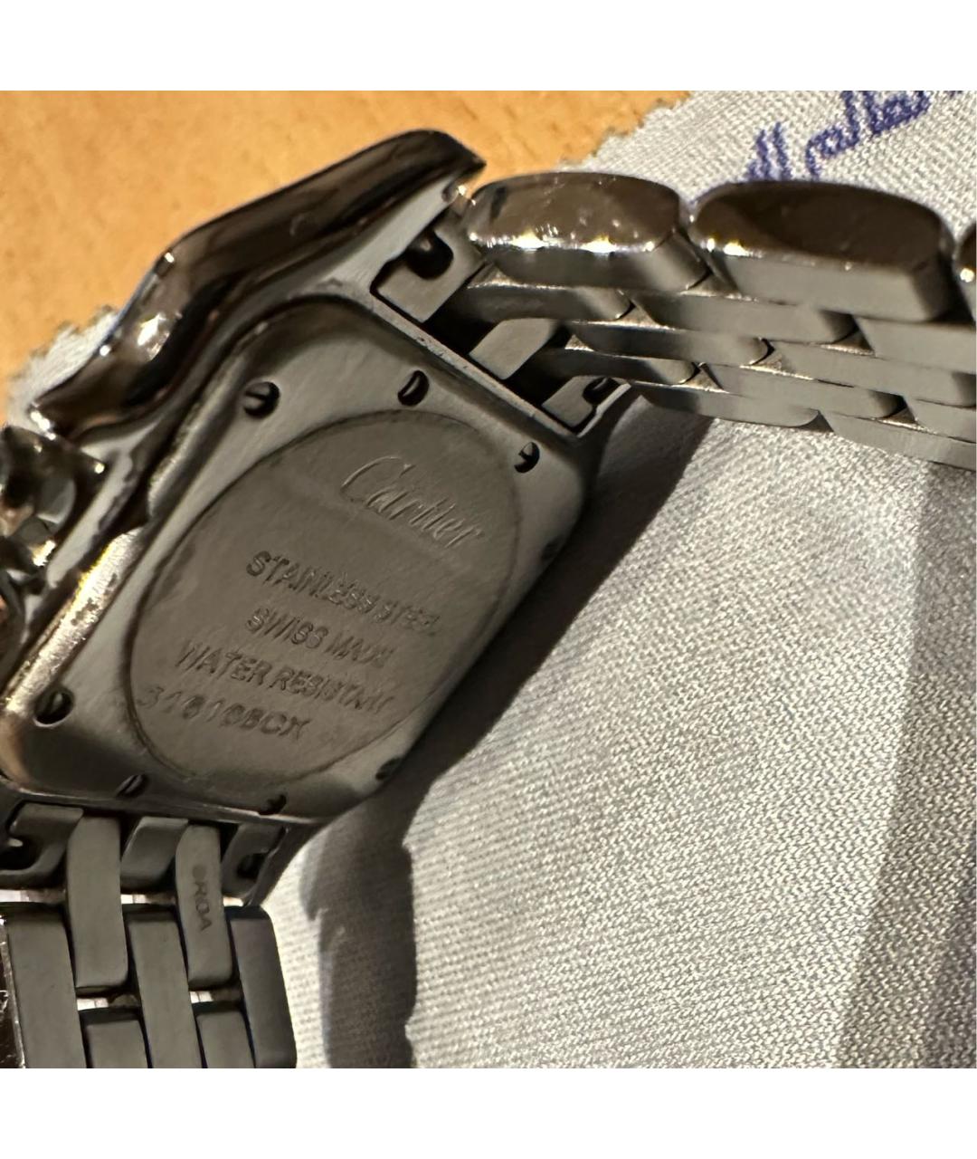 CARTIER Серебряные часы из белого золота, фото 3