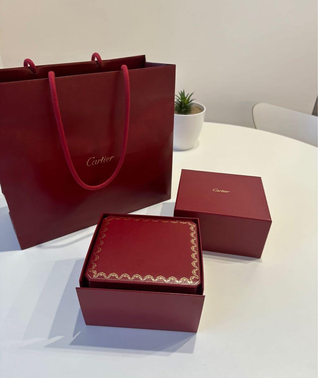 CARTIER Серебряные часы из белого золота, фото 4