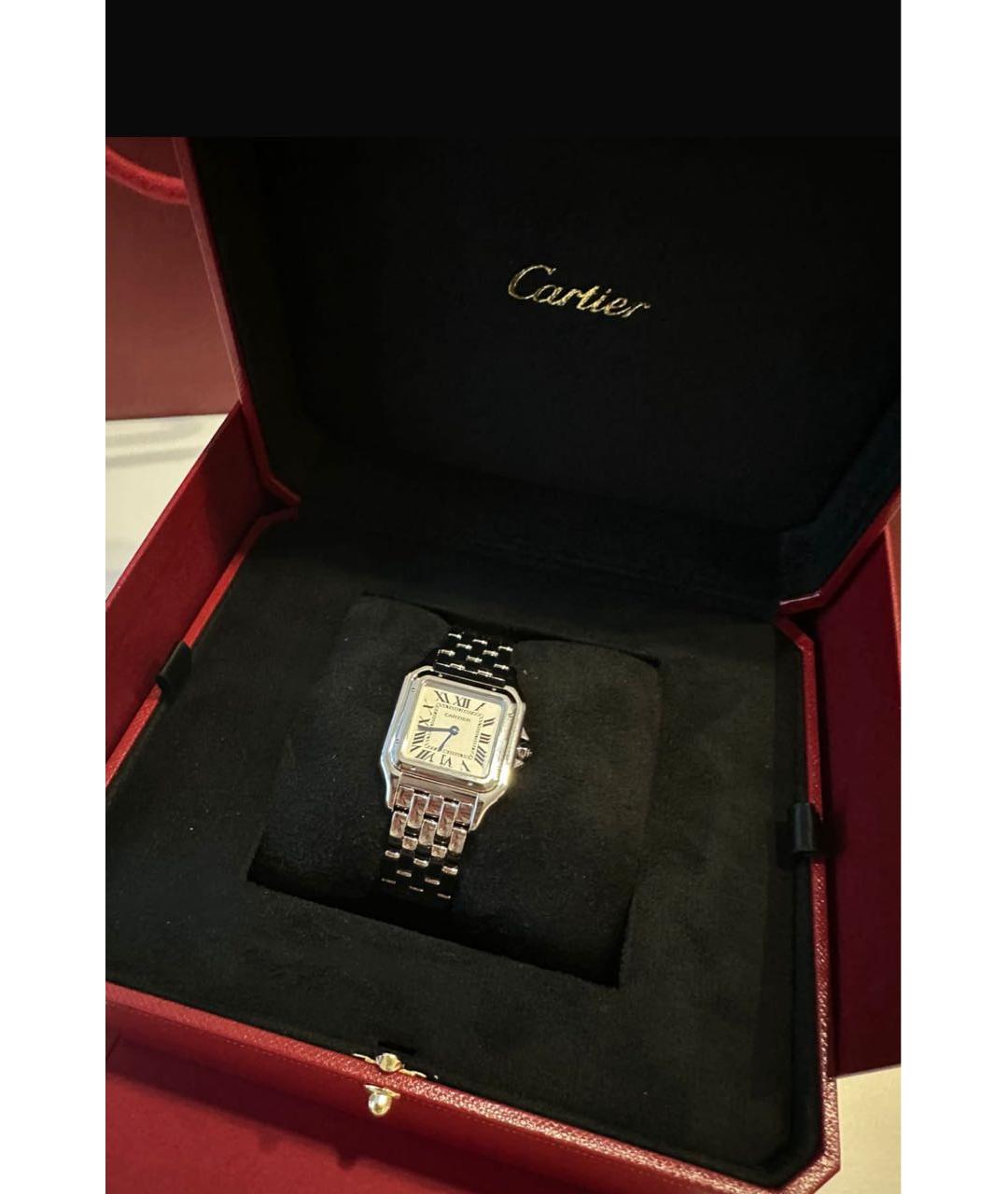 CARTIER Серебряные часы из белого золота, фото 6