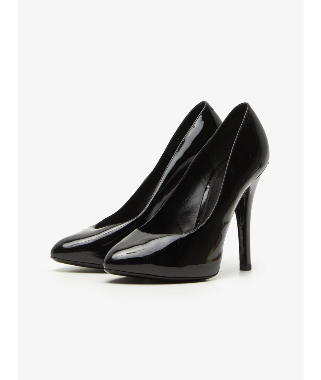 DOLCE&GABBANA Черные туфли из лакированной кожи, фото 2