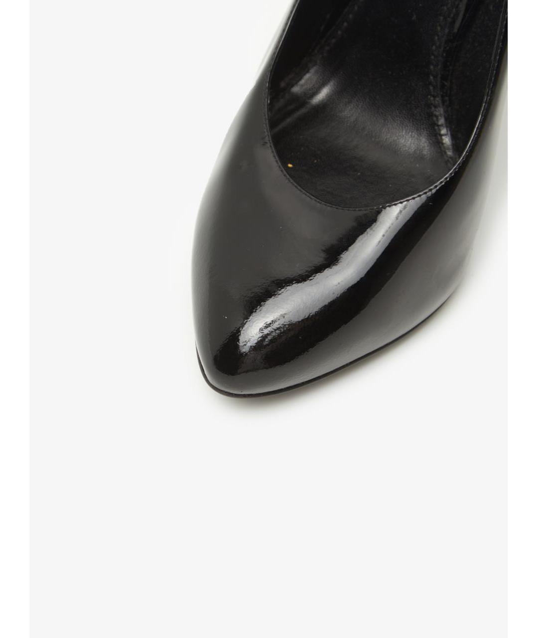 DOLCE&GABBANA Черные туфли из лакированной кожи, фото 4