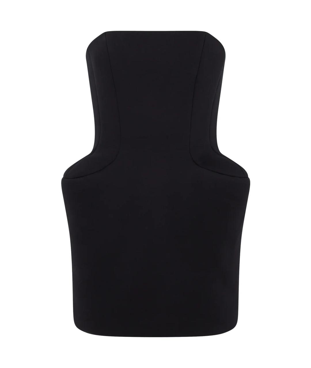 DAVID KOMA Черное коктейльное платье, фото 1