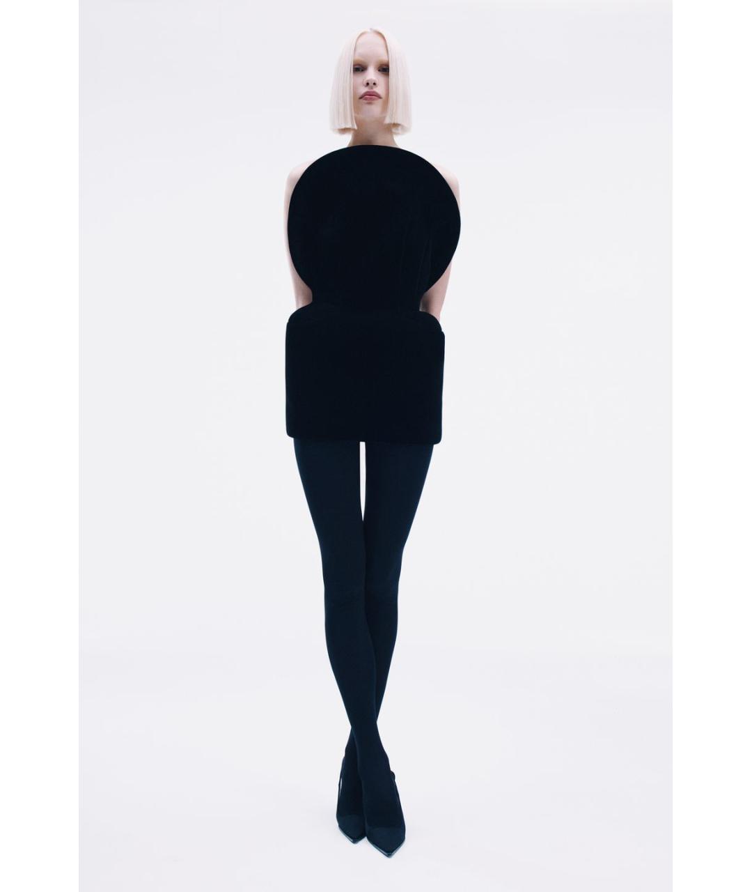 DAVID KOMA Черное коктейльное платье, фото 6