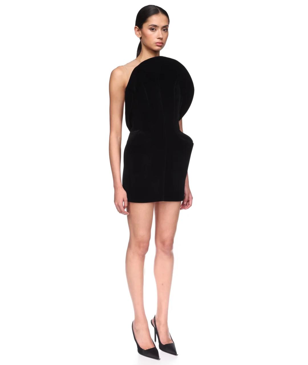 DAVID KOMA Черное коктейльное платье, фото 3