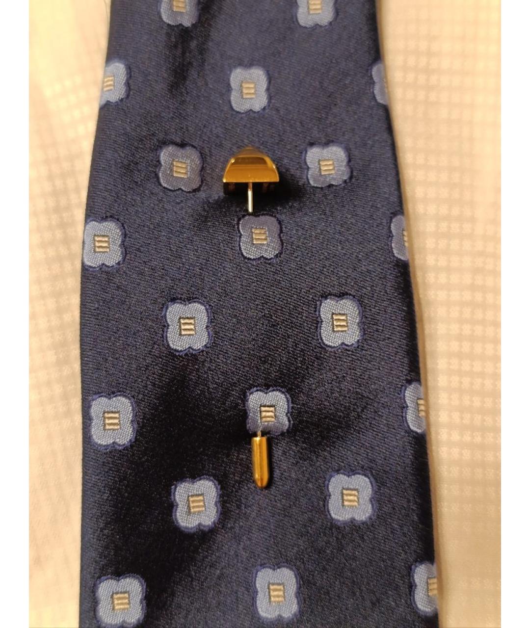 HERMES Золотой металлический галстук, фото 7