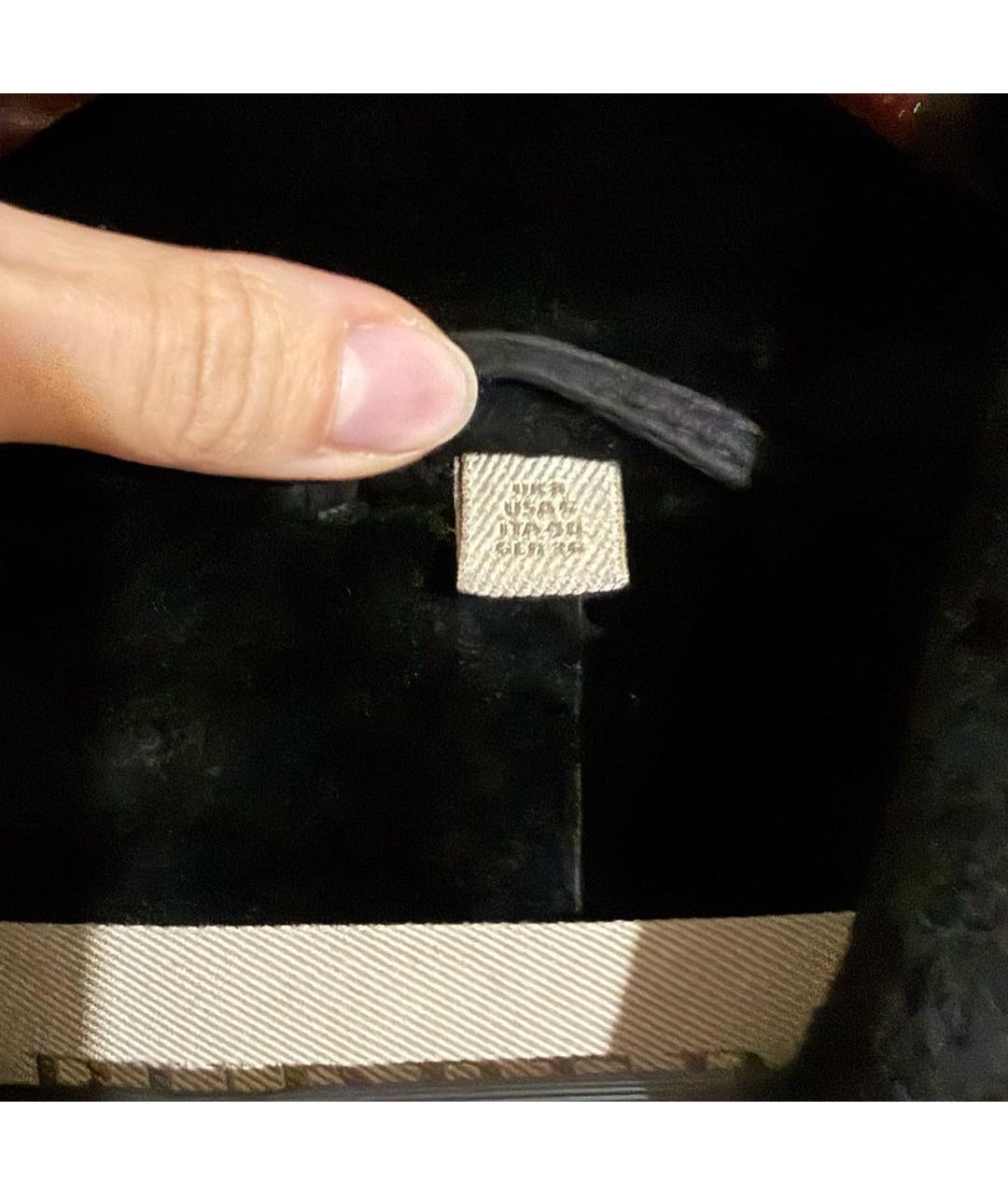 BURBERRY Черная меховая дубленка, фото 6