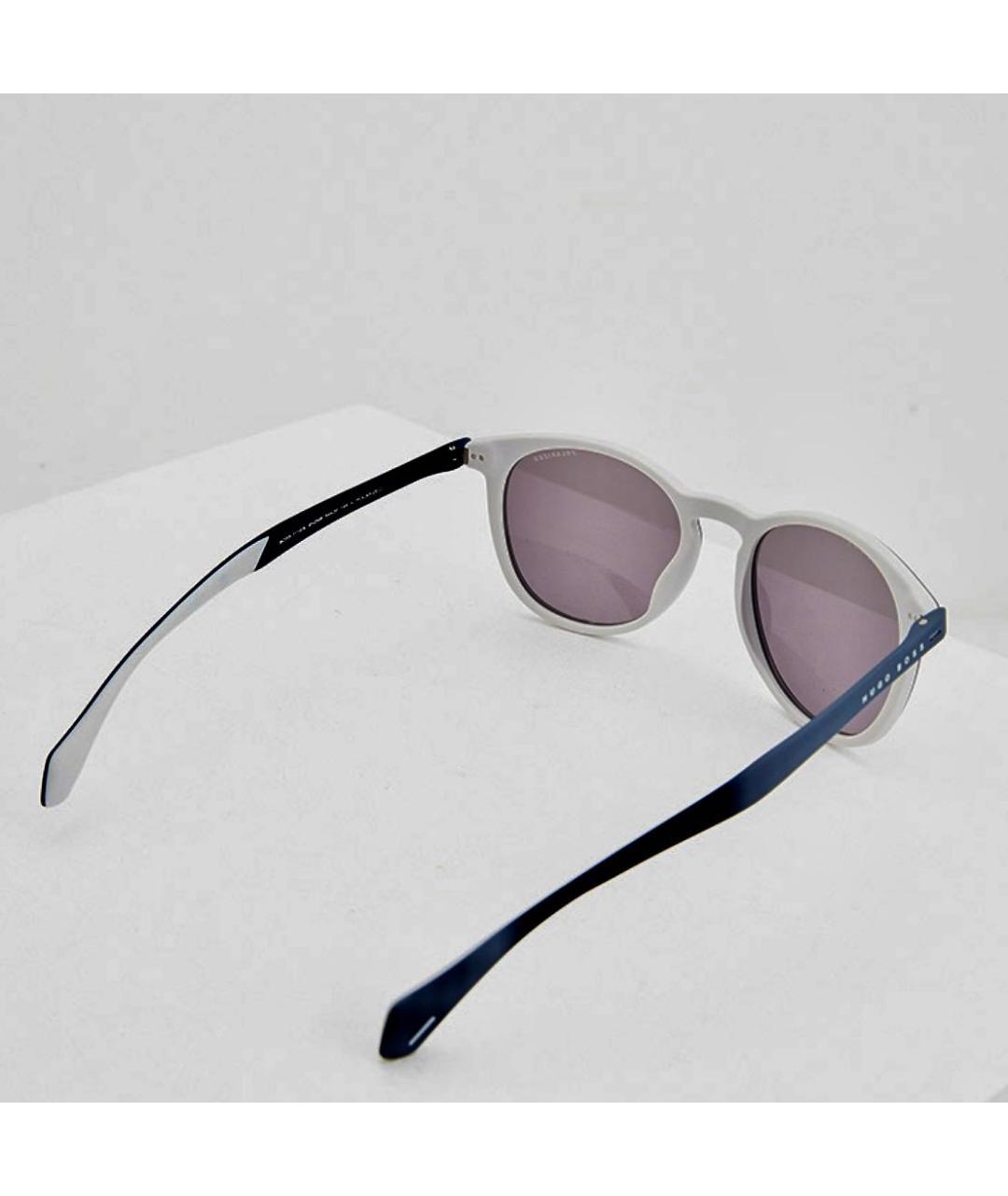 HUGO BOSS Темно-синие пластиковые солнцезащитные очки, фото 5