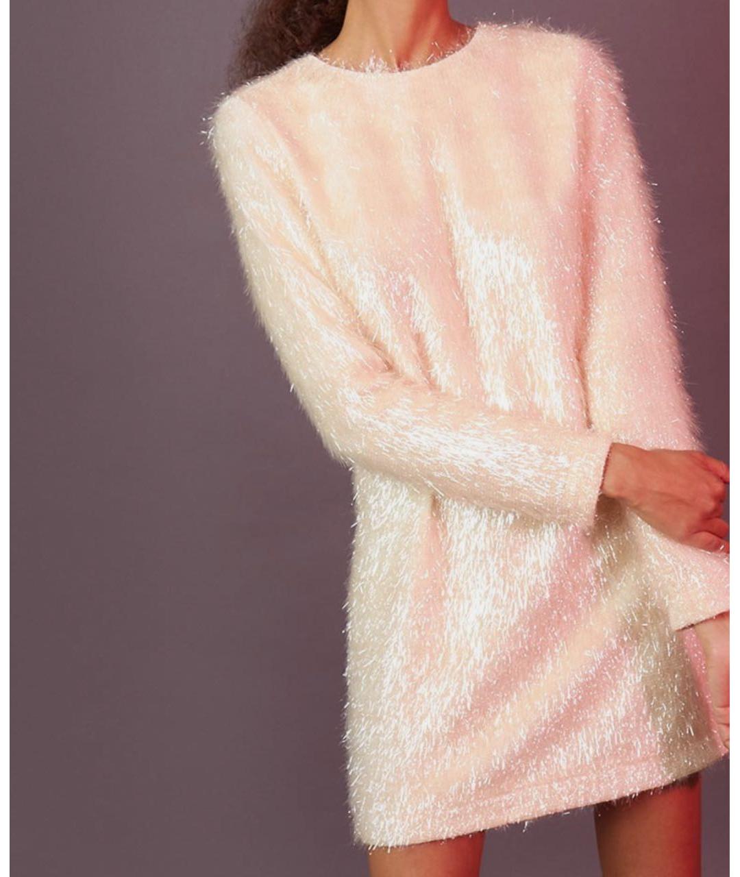 12 STOREEZ Бежевое синтетическое вечернее платье, фото 3