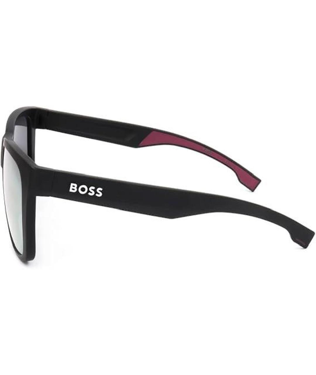 HUGO BOSS Черные пластиковые солнцезащитные очки, фото 2