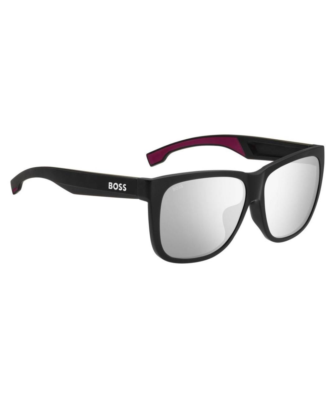 HUGO BOSS Черные пластиковые солнцезащитные очки, фото 5