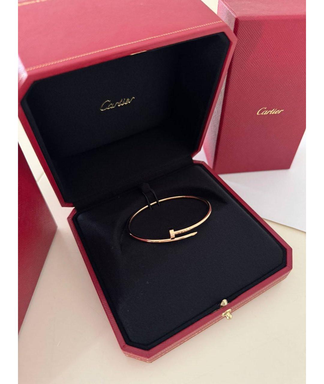 CARTIER Желтый браслет из розового золота, фото 2