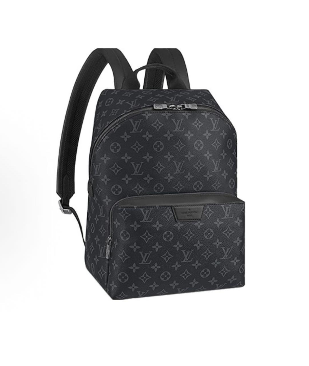 LOUIS VUITTON Черный кожаный рюкзак, фото 5