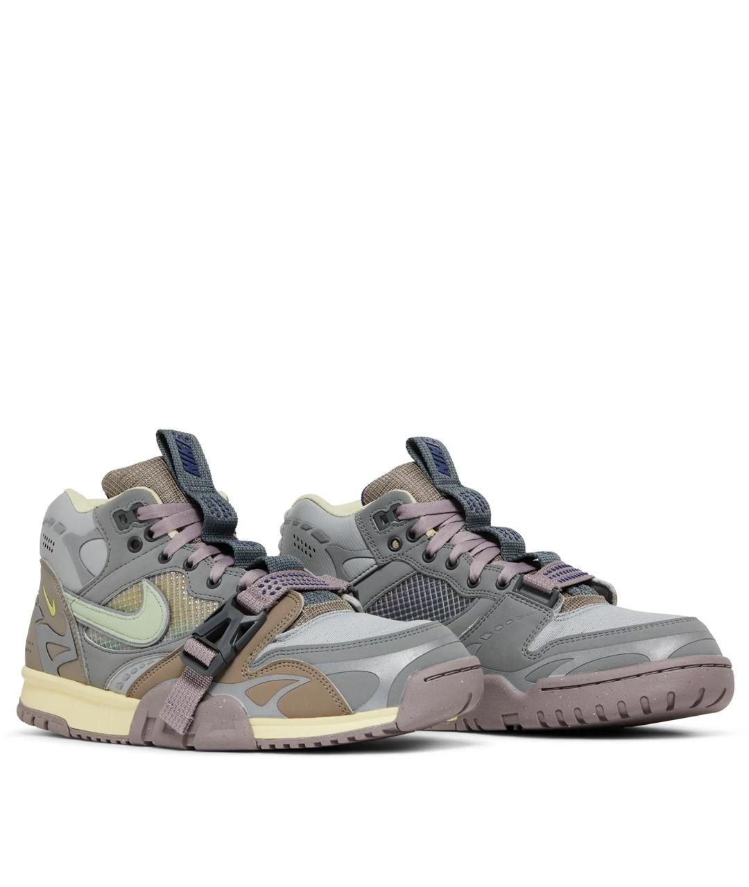 NIKE Серые текстильные кроссовки, фото 2