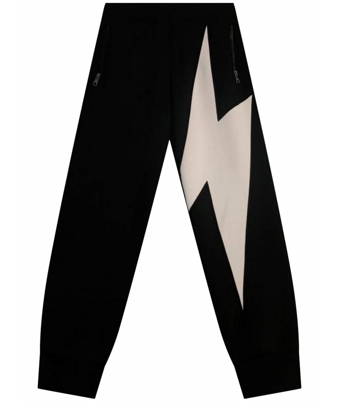 NEIL BARRETT Черные повседневные брюки, фото 1