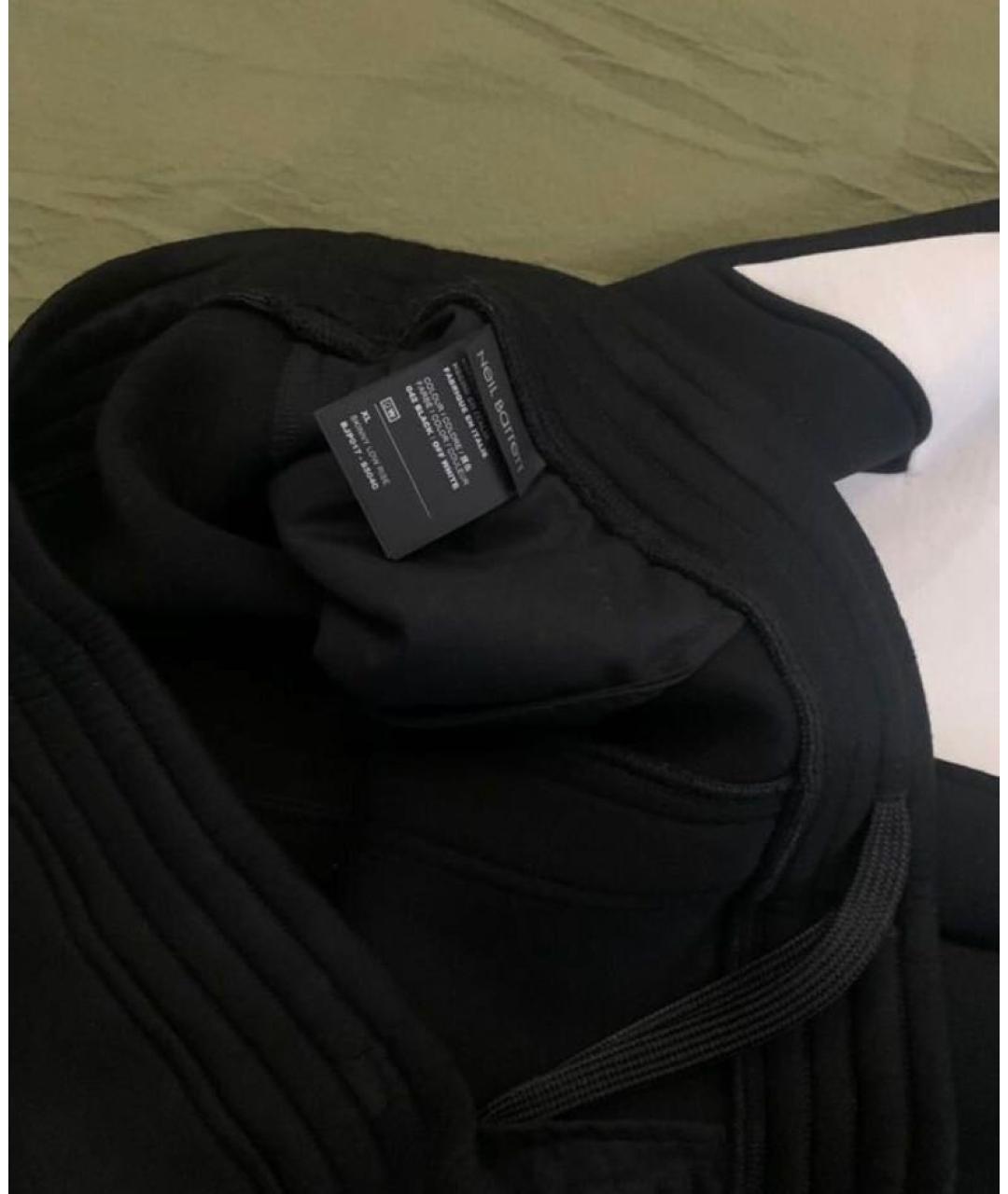 NEIL BARRETT Черные повседневные брюки, фото 5