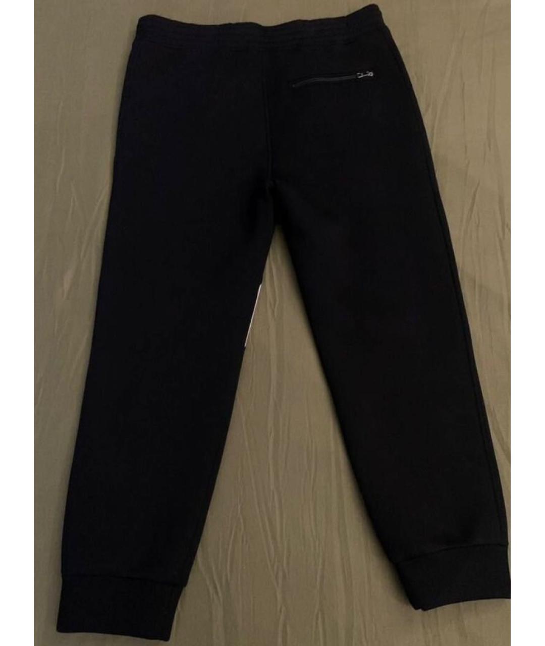 NEIL BARRETT Черные повседневные брюки, фото 4