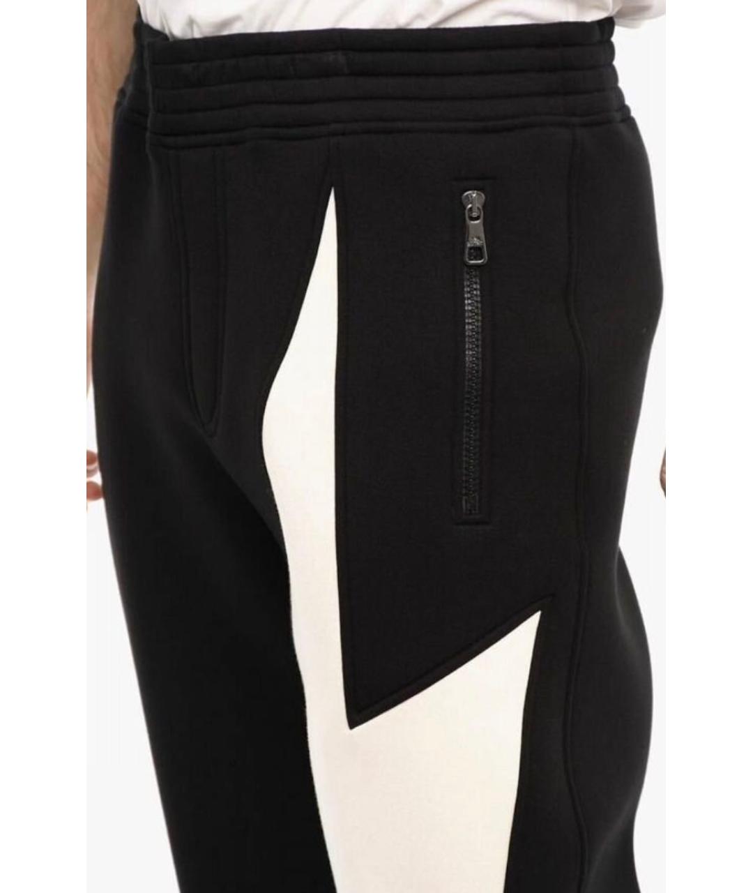 NEIL BARRETT Черные повседневные брюки, фото 3