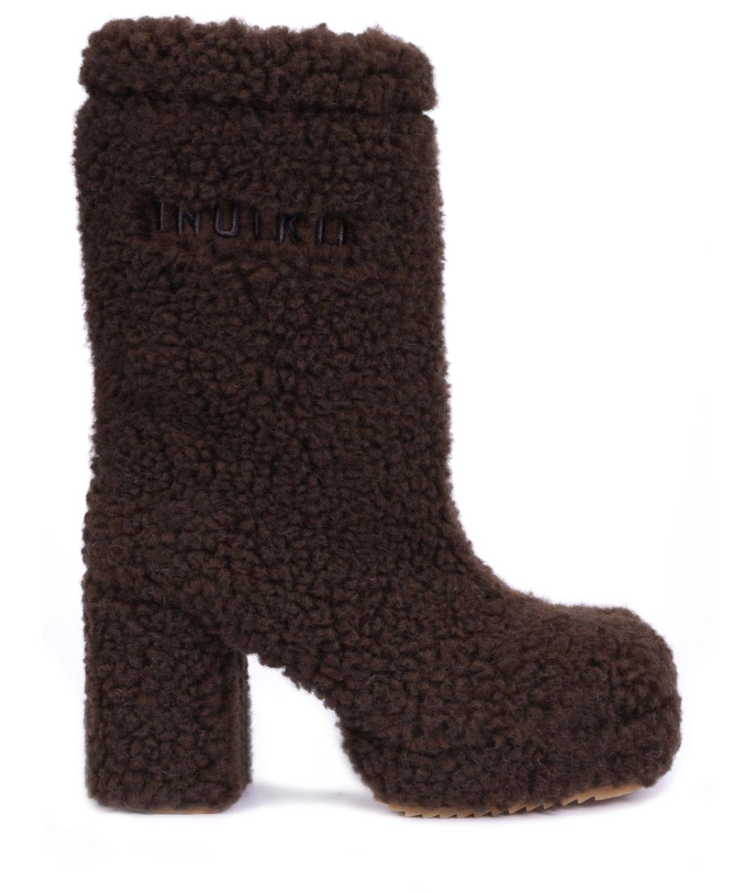 INUIKII Коричневые сапоги, фото 1