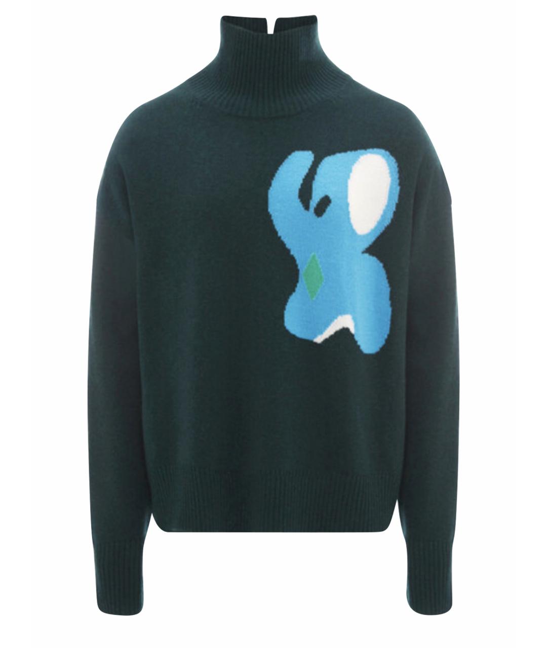 J.W.ANDERSON Зеленый шерстяной джемпер / свитер, фото 1