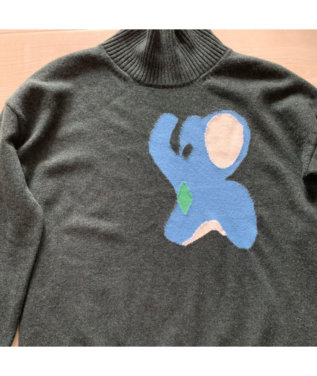 J.W.ANDERSON Зеленый шерстяной джемпер / свитер, фото 4