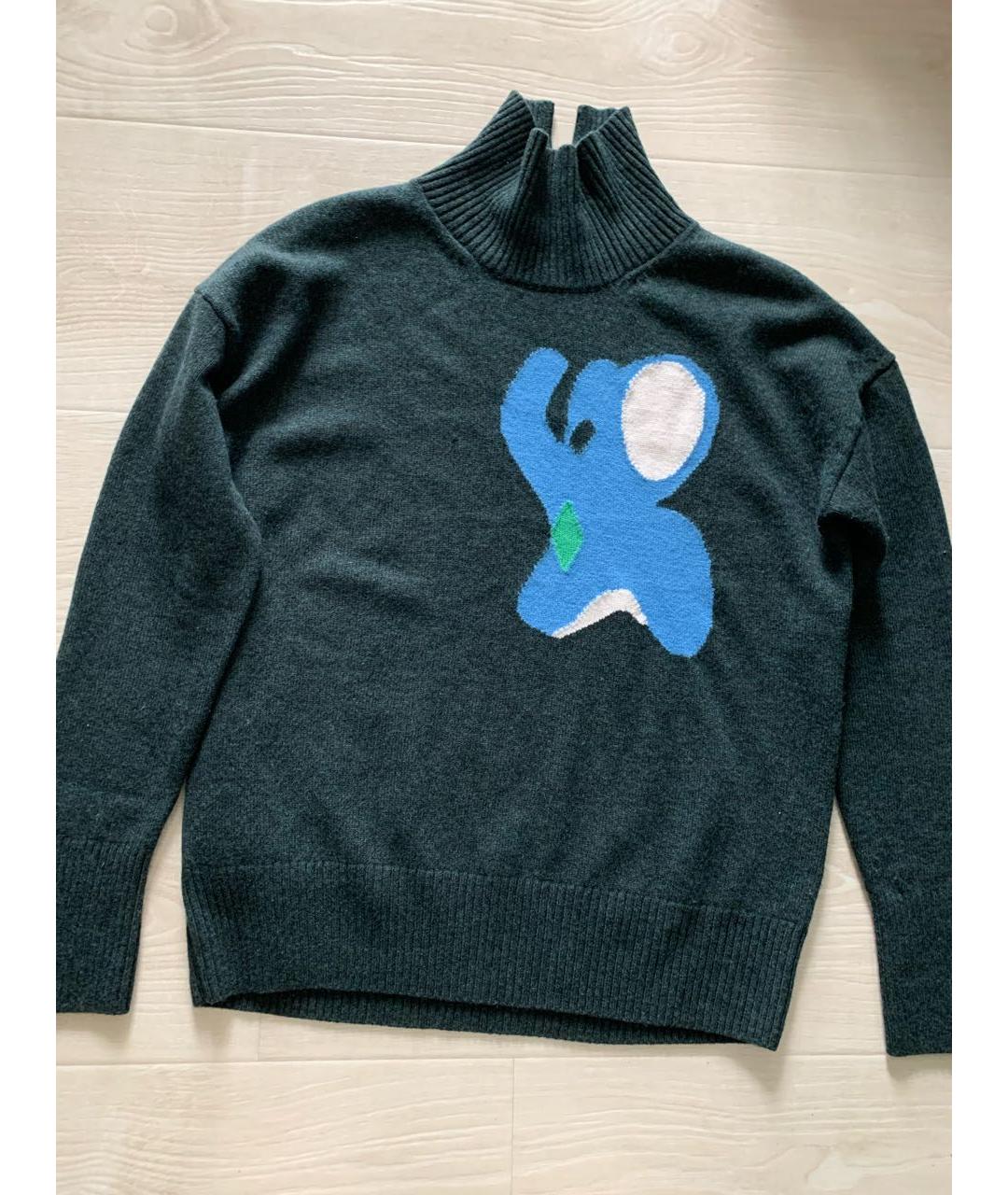 J.W.ANDERSON Зеленый шерстяной джемпер / свитер, фото 6