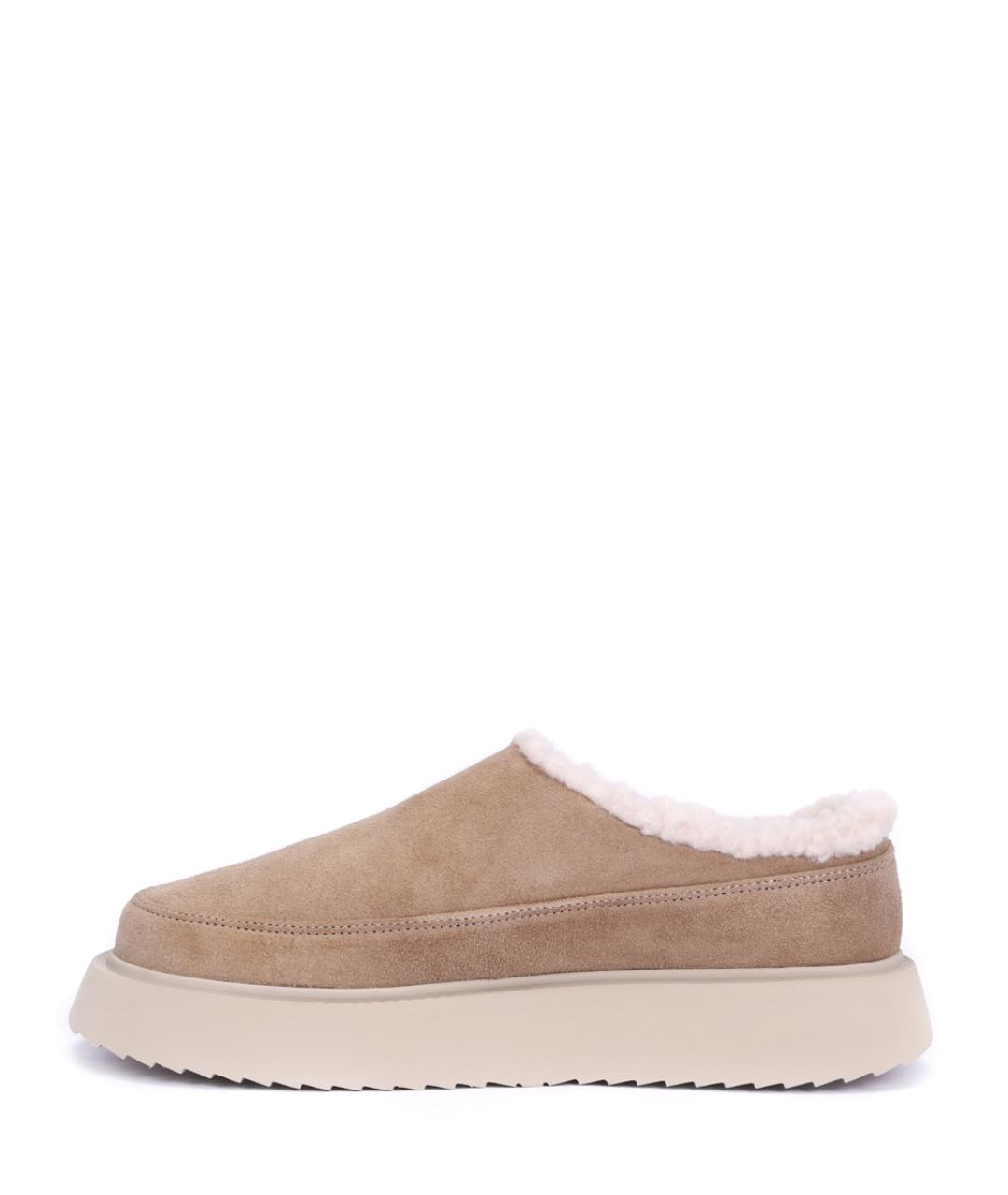 INUIKII Бежевые замшевые сабо, фото 3