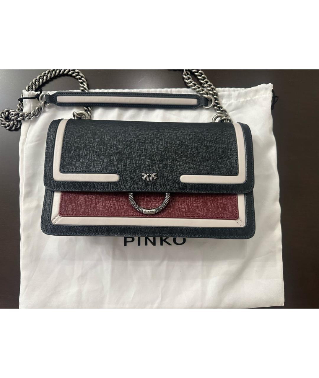PINKO Мульти кожаная сумка через плечо, фото 5