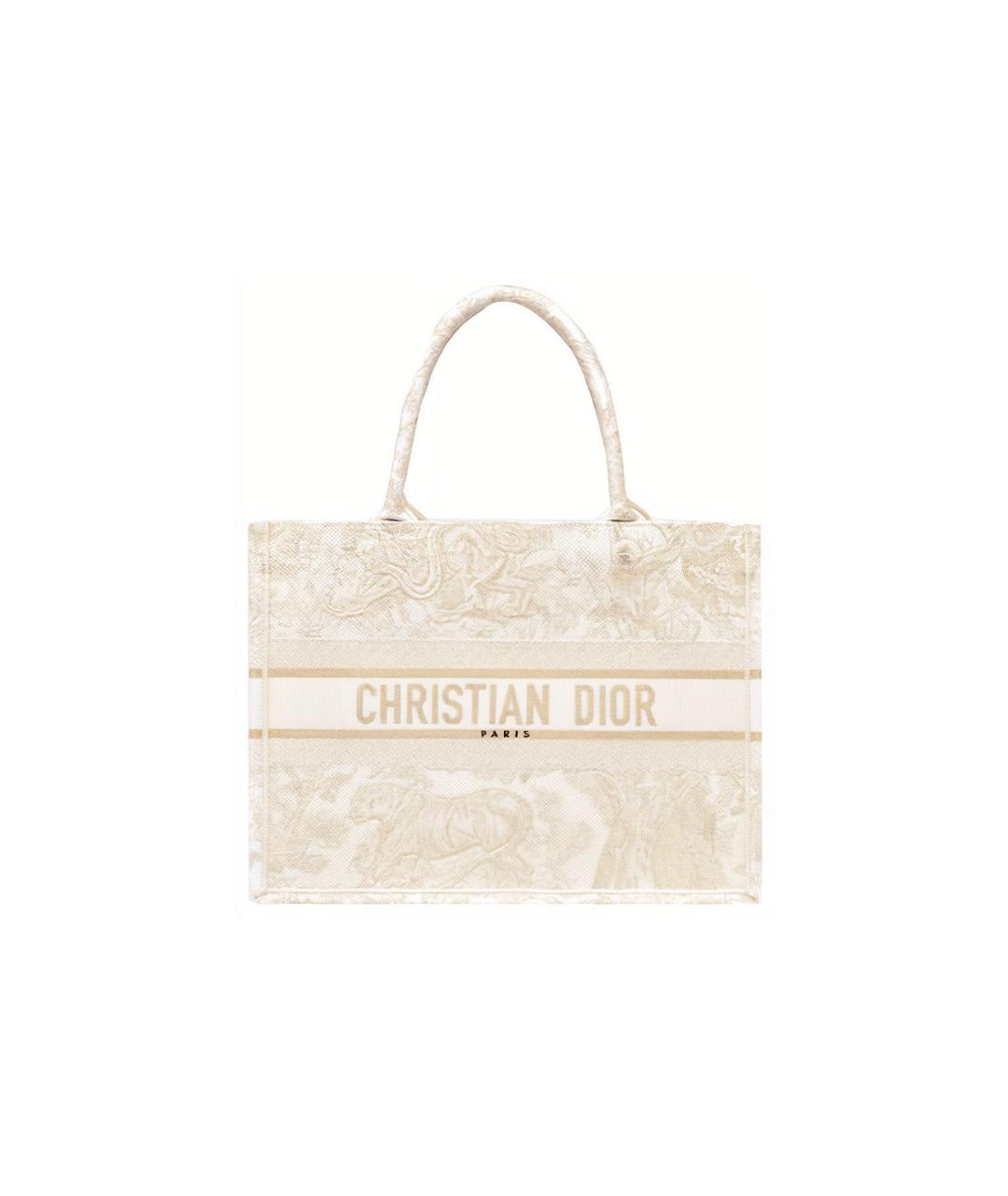 CHRISTIAN DIOR Бежевая сумка через плечо, фото 1