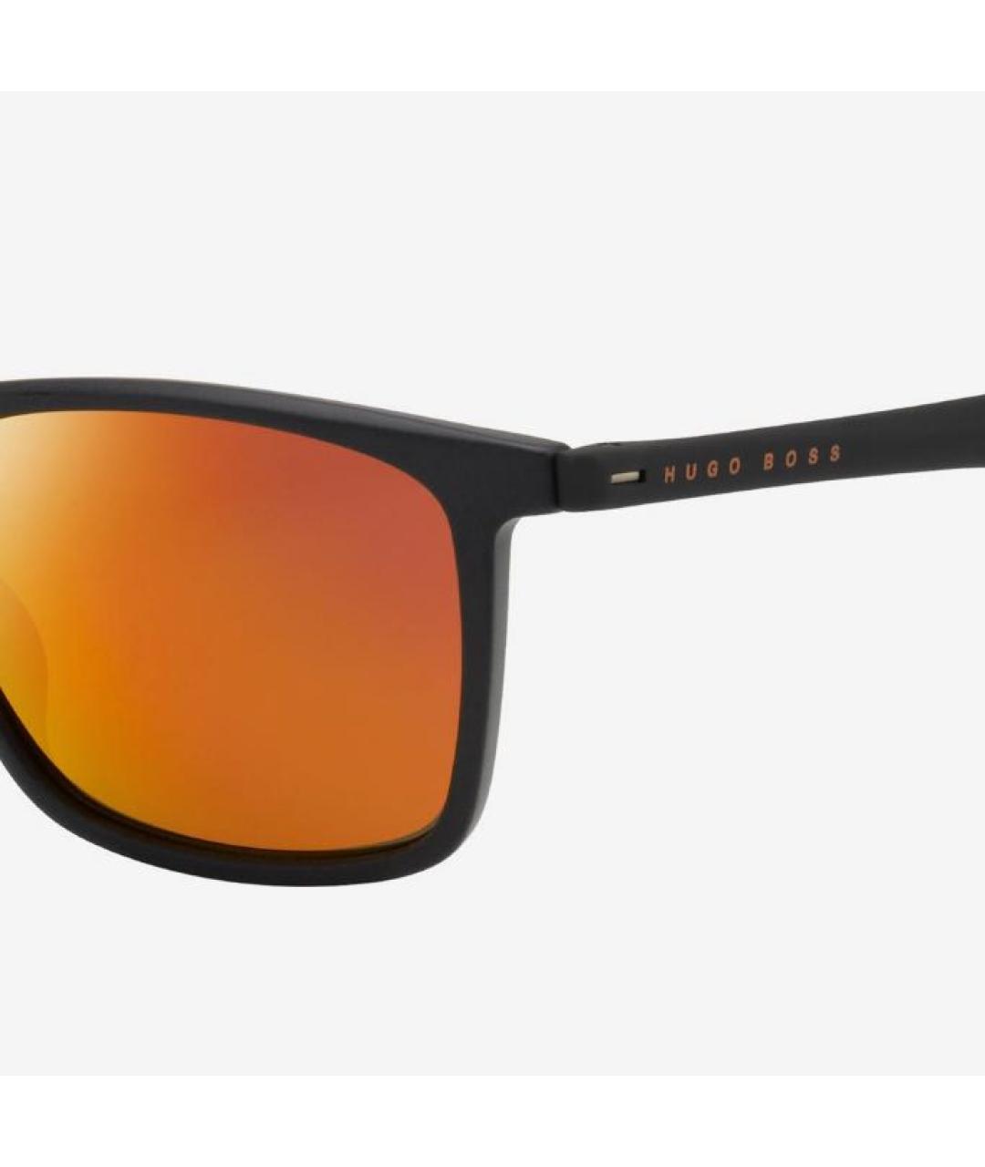 HUGO BOSS Оранжевое пластиковые солнцезащитные очки, фото 2