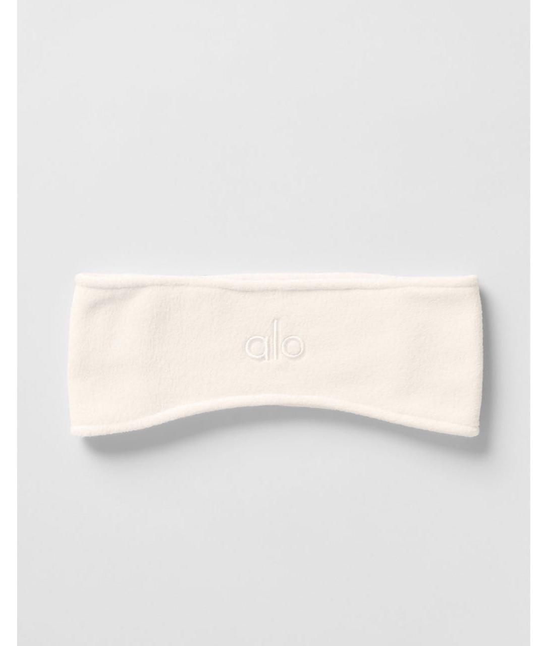 ALO YOGA Белая повязка на голову, фото 3