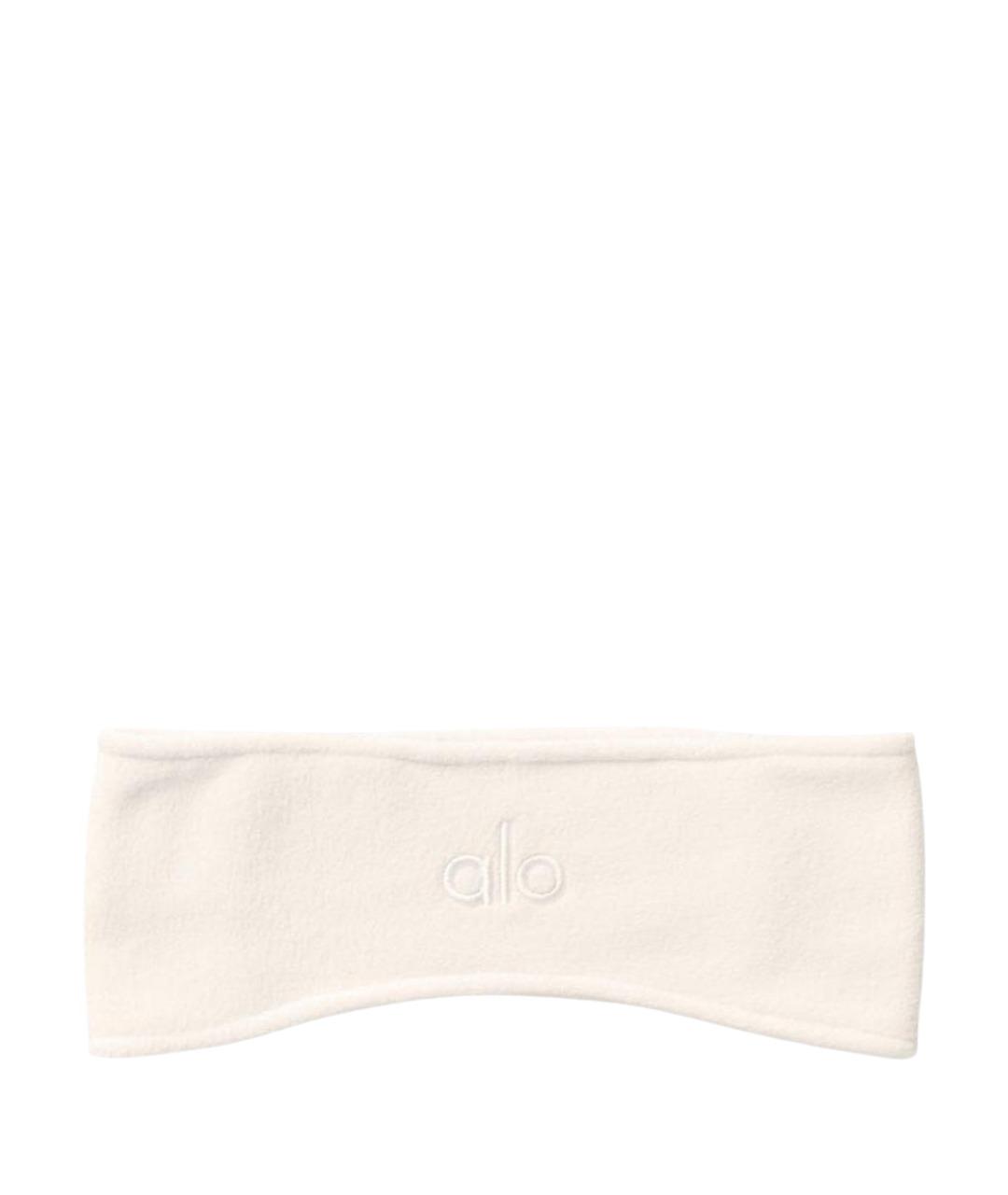 ALO YOGA Белая повязка на голову, фото 1