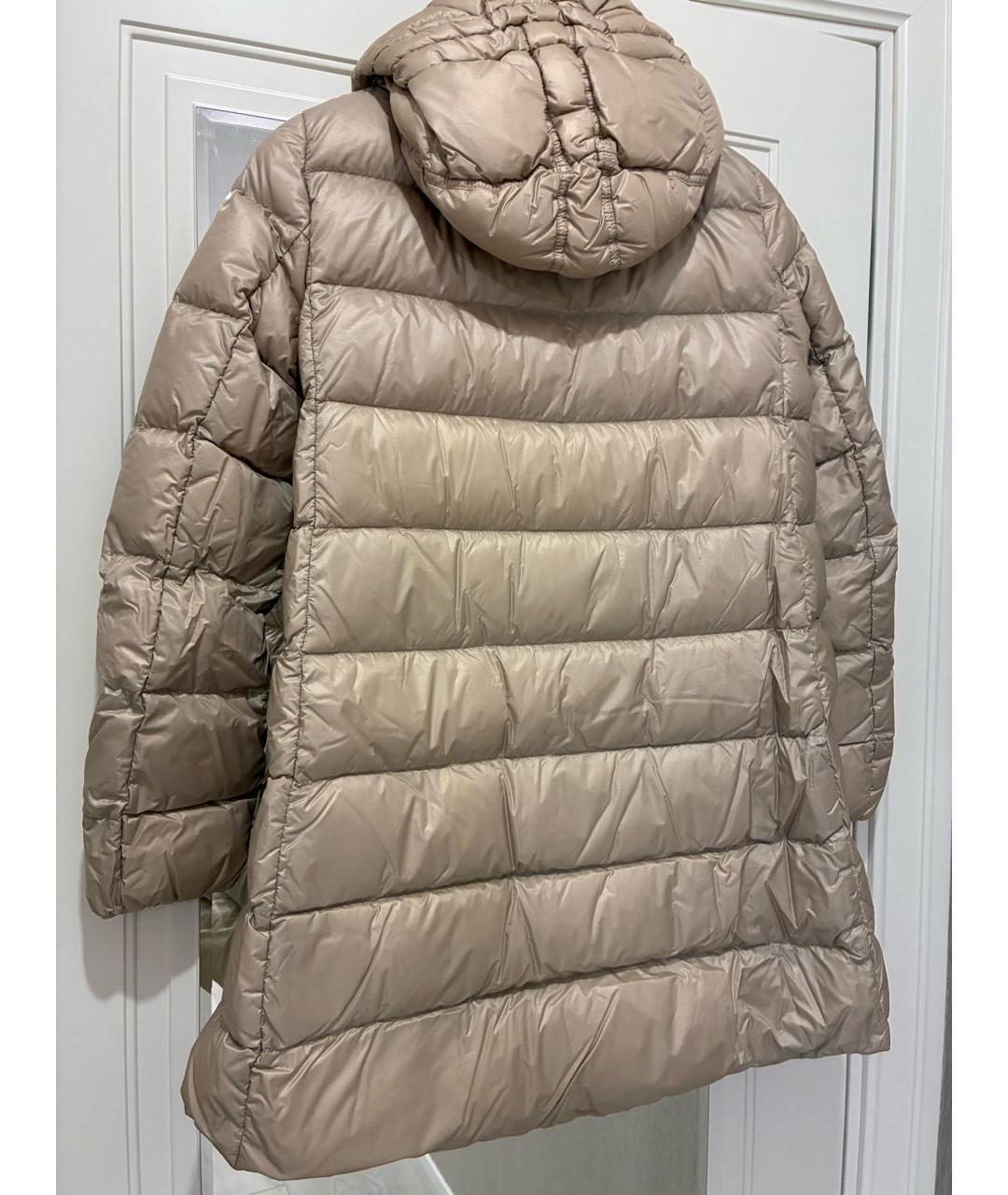 MONCLER Бежевый пуховик, фото 2