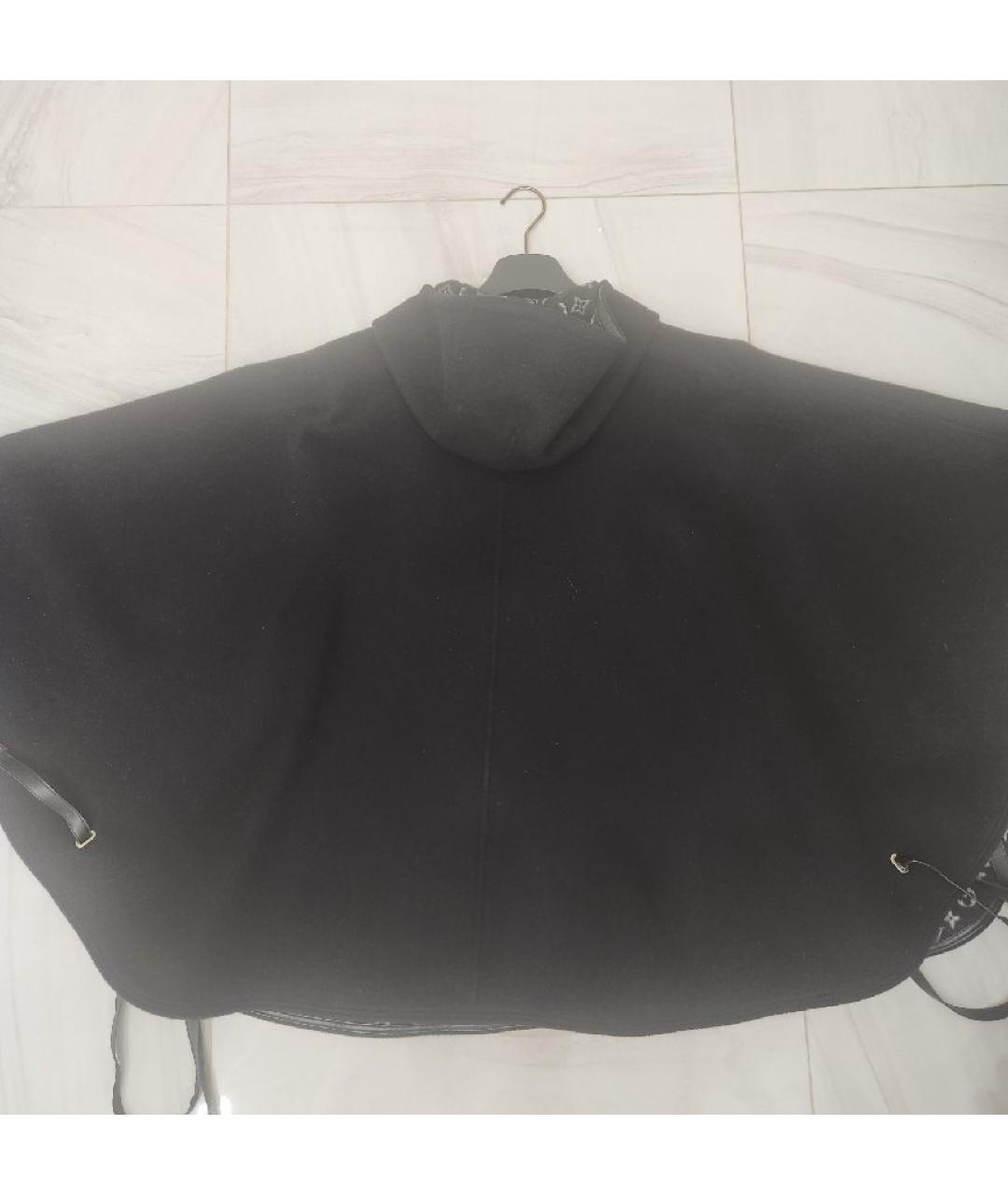 LOUIS VUITTON Темно-синий шерстяной тренч/плащ, фото 2