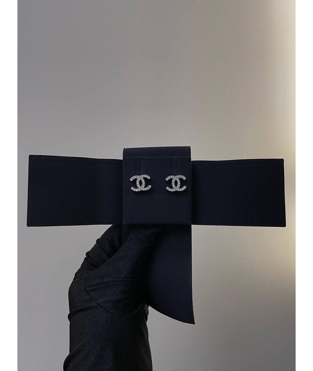 CHANEL Серебряные серебряные серьги, фото 3