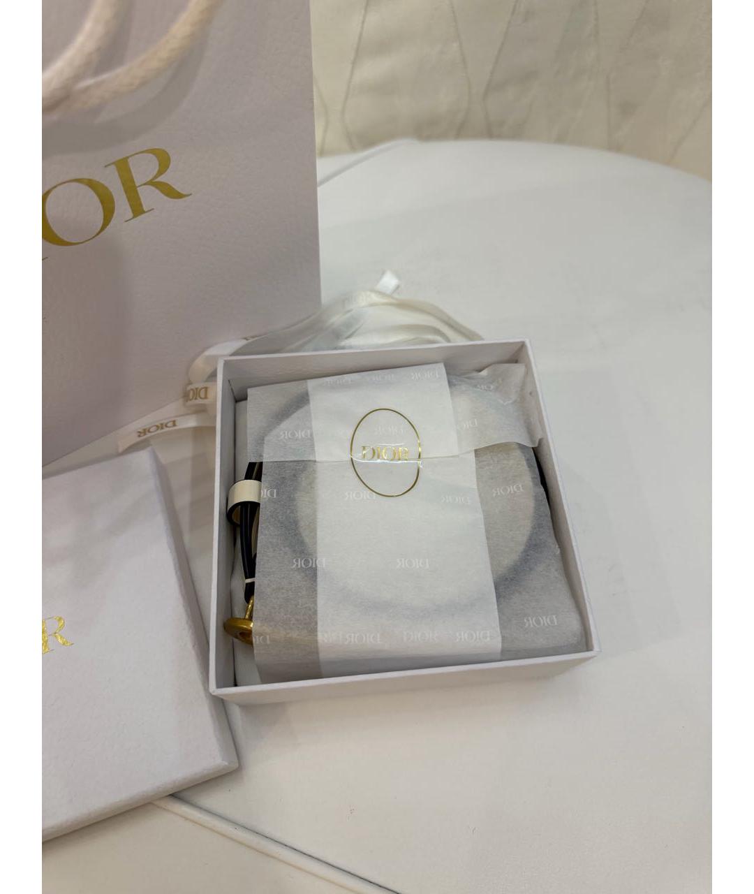 CHRISTIAN DIOR Бежевый кожаный ремень, фото 6