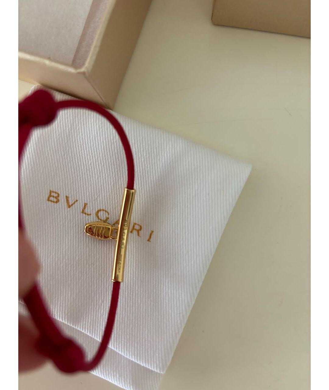 BVLGARI Красный браслет, фото 4