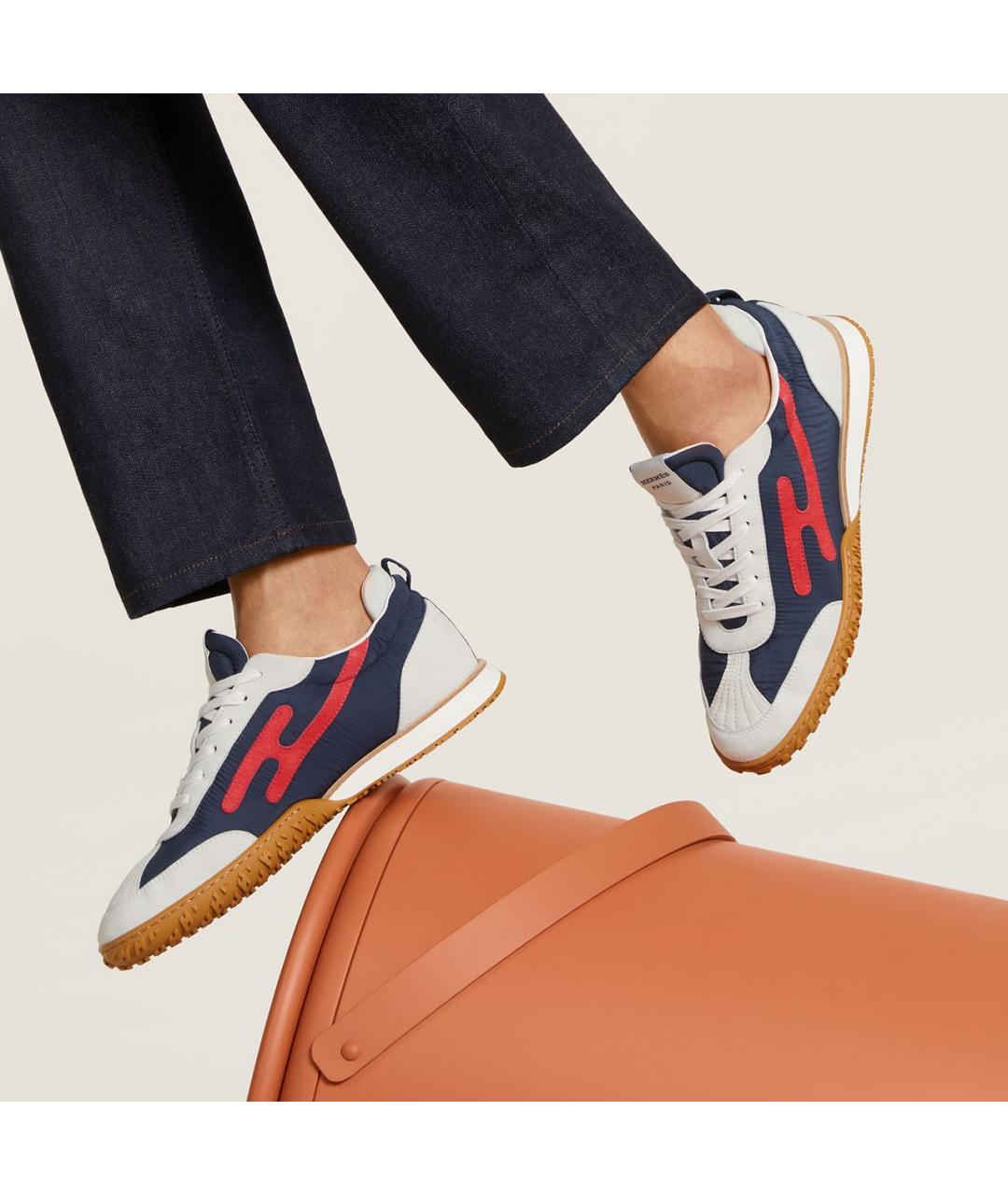 HERMES Мульти синтетические низкие кроссовки / кеды, фото 3