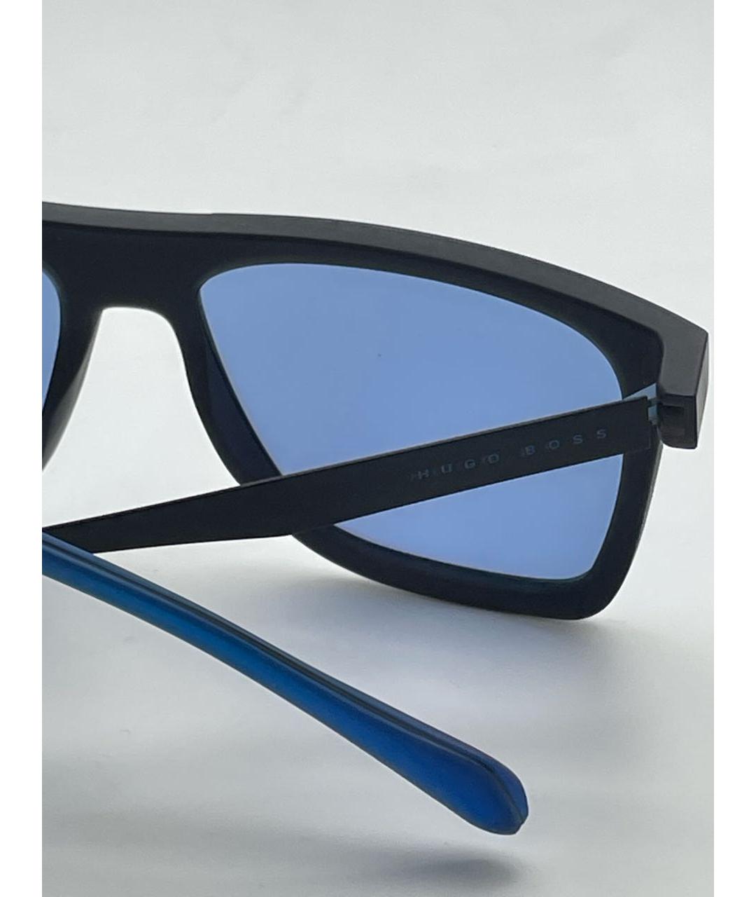 HUGO BOSS Синие пластиковые солнцезащитные очки, фото 8
