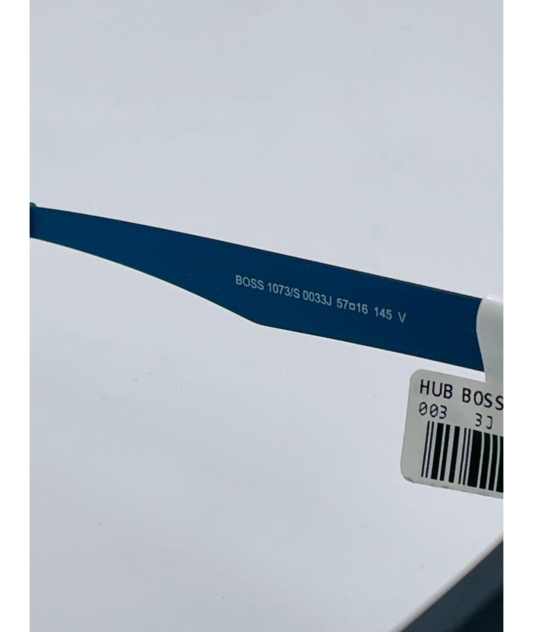 HUGO BOSS Синие пластиковые солнцезащитные очки, фото 7