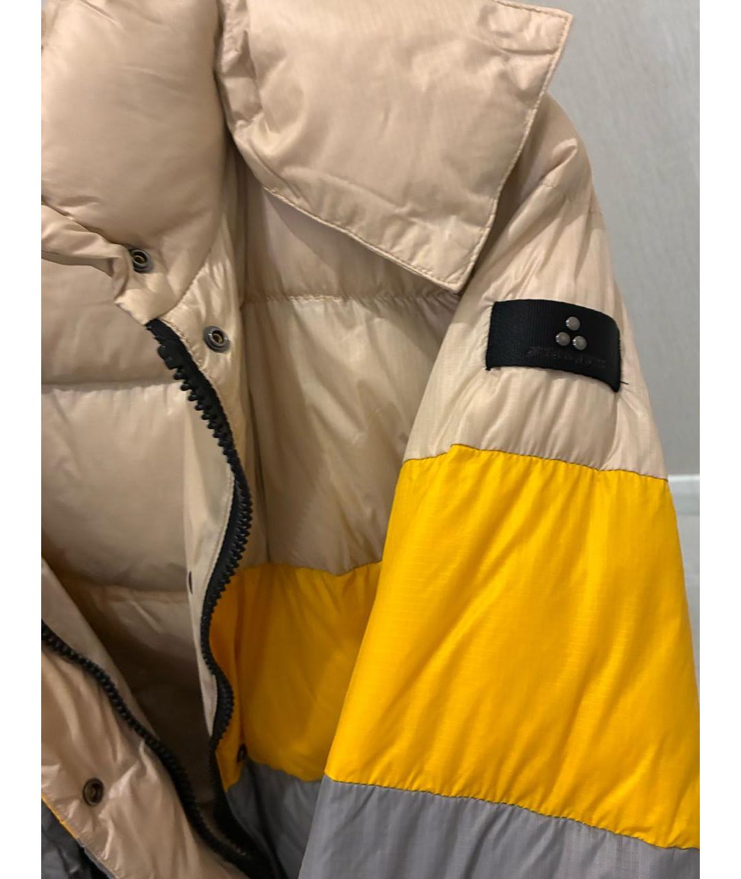 PEUTEREY Желтая полиэстеровая куртка, фото 4