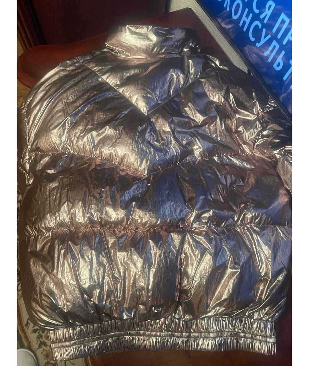 ISABEL MARANT Золотая полиэстеровая куртка, фото 4