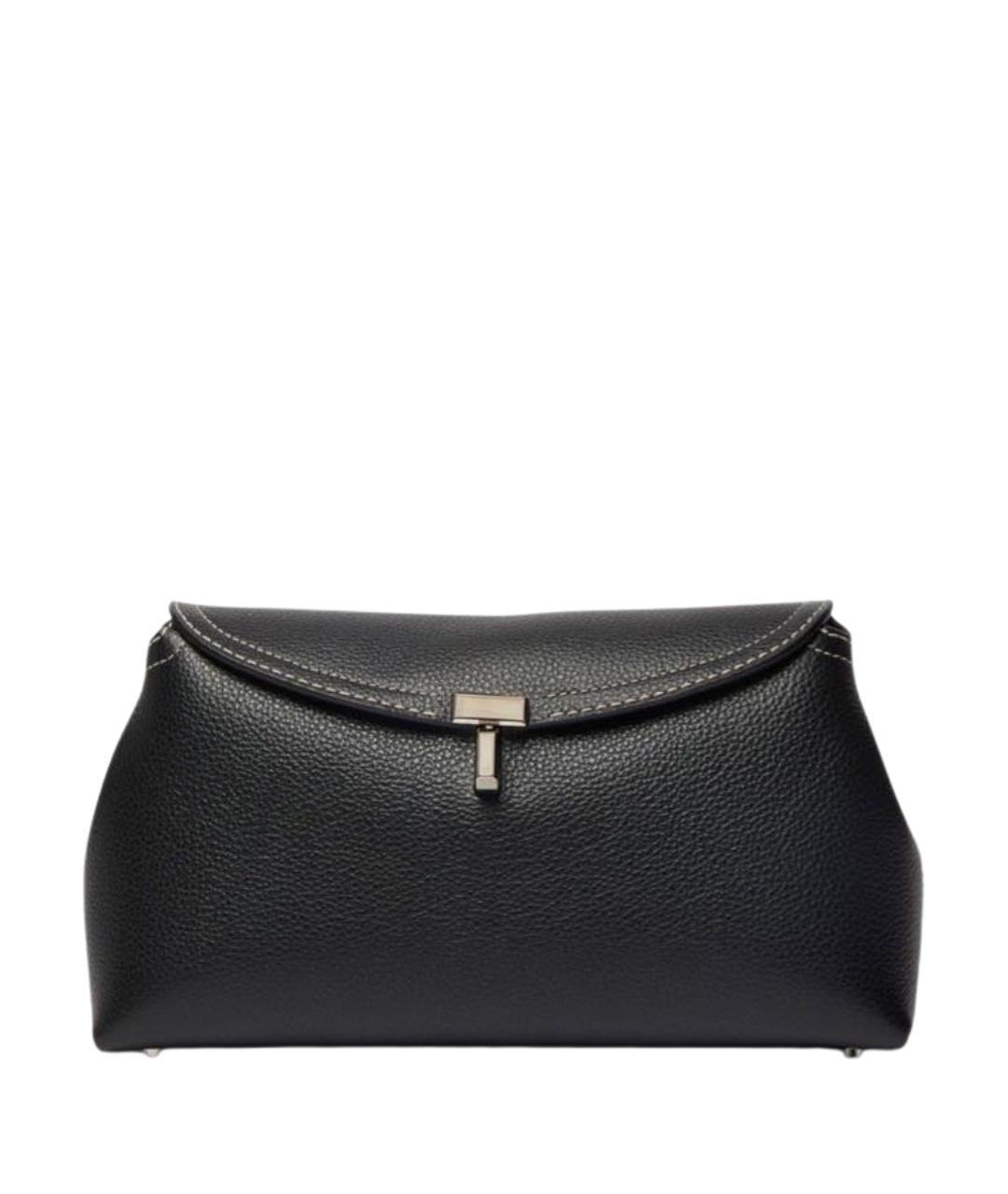 TOTEME Черная кожаная сумка через плечо, фото 1