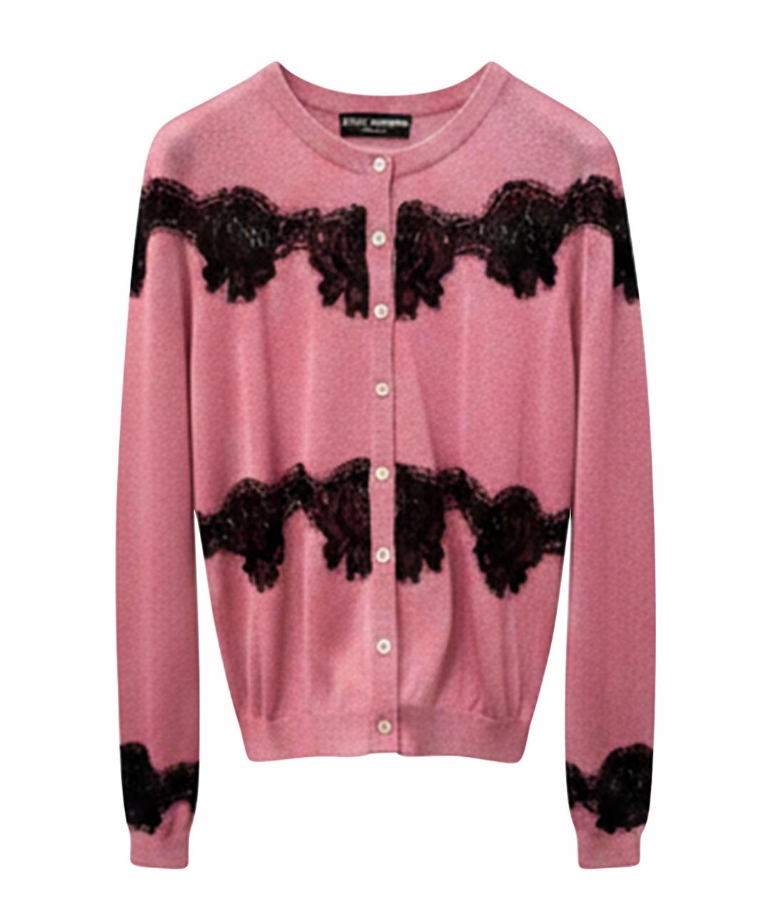 DOLCE&GABBANA Розовый вискозный кардиган, фото 1
