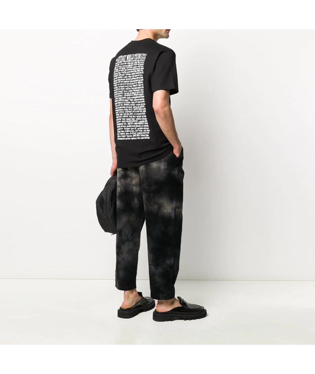 STUSSY Черная футболка, фото 3