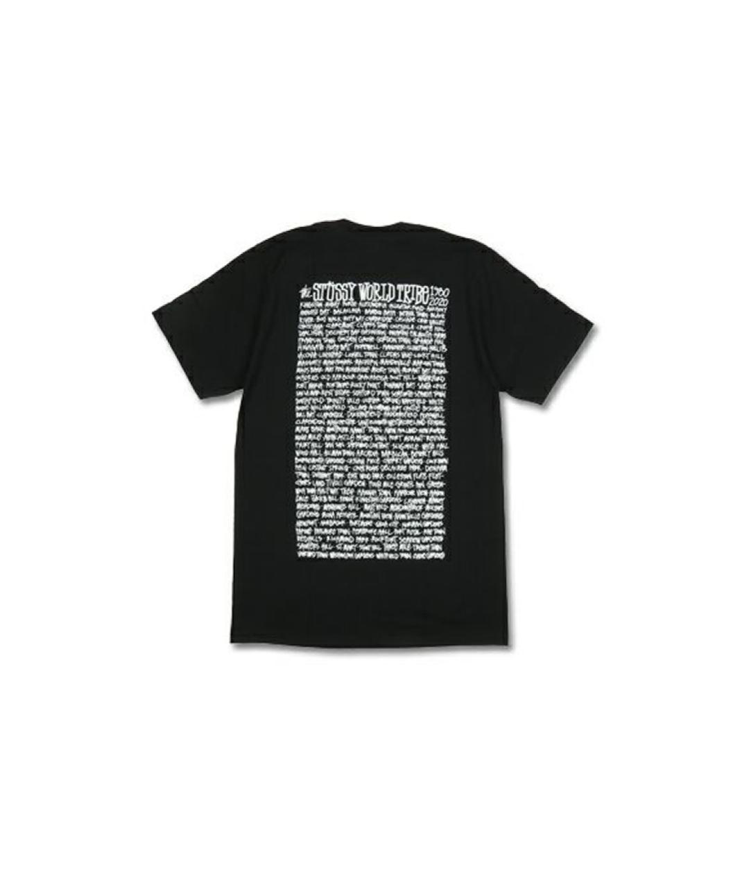 STUSSY Черная футболка, фото 2