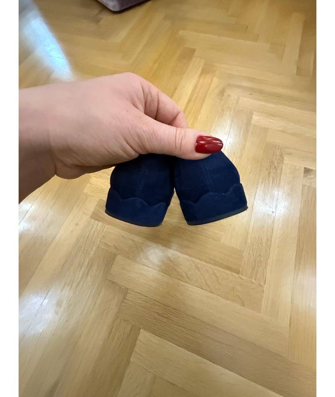 CHLOE Синие замшевые балетки, фото 3