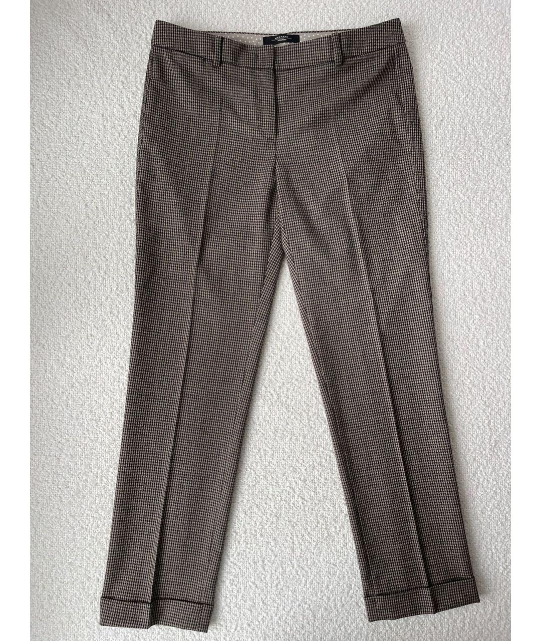 WEEKEND MAX MARA Мульти прямые брюки, фото 3