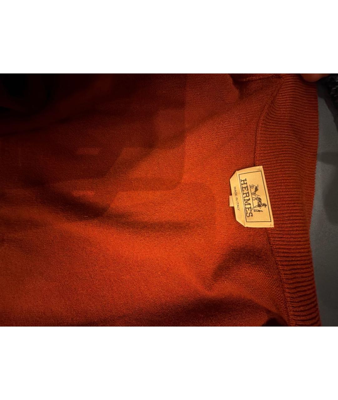 HERMES Красная кашемировая куртка, фото 3